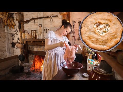 A Unique Chicken Pot Pie from 1823 |Food History| American "Parsley Pie"